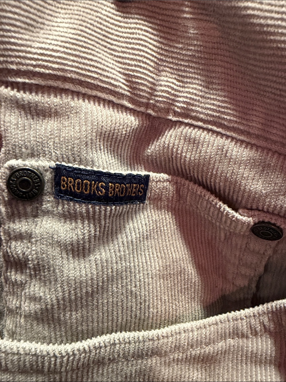 Brooks Brothers Light Gray corduroys - Picture 2 of 5